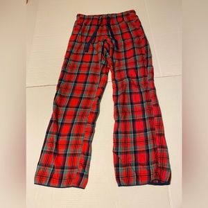 Victoria’s Secret XS women’s red plaid pj bottoms lounge pants